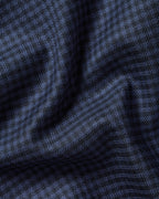 Charles Tyrwhitt Non-Iron Twill Gingham Shirt - French Blue