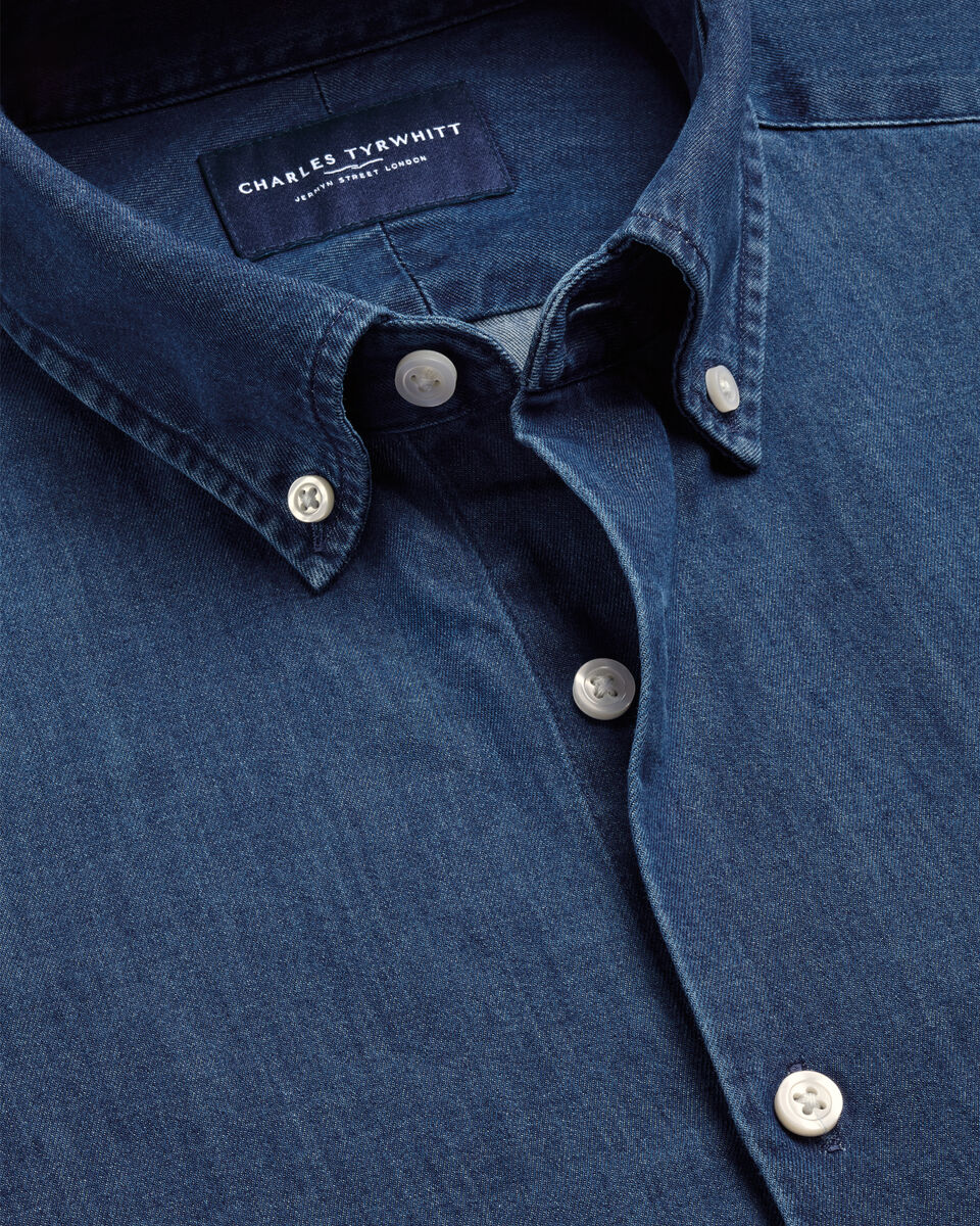 Charles Tyrwhitt Denim Shirt - Indigo Blue