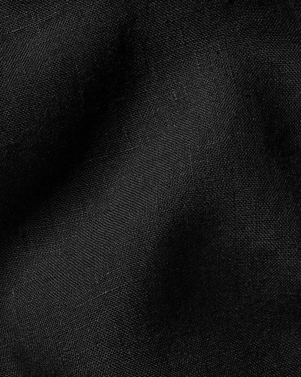 Charles Tyrwhitt Pure Linen Shirt - Black