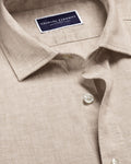 Charles Tyrwhitt Pure Linen Shirt - Oatmeal