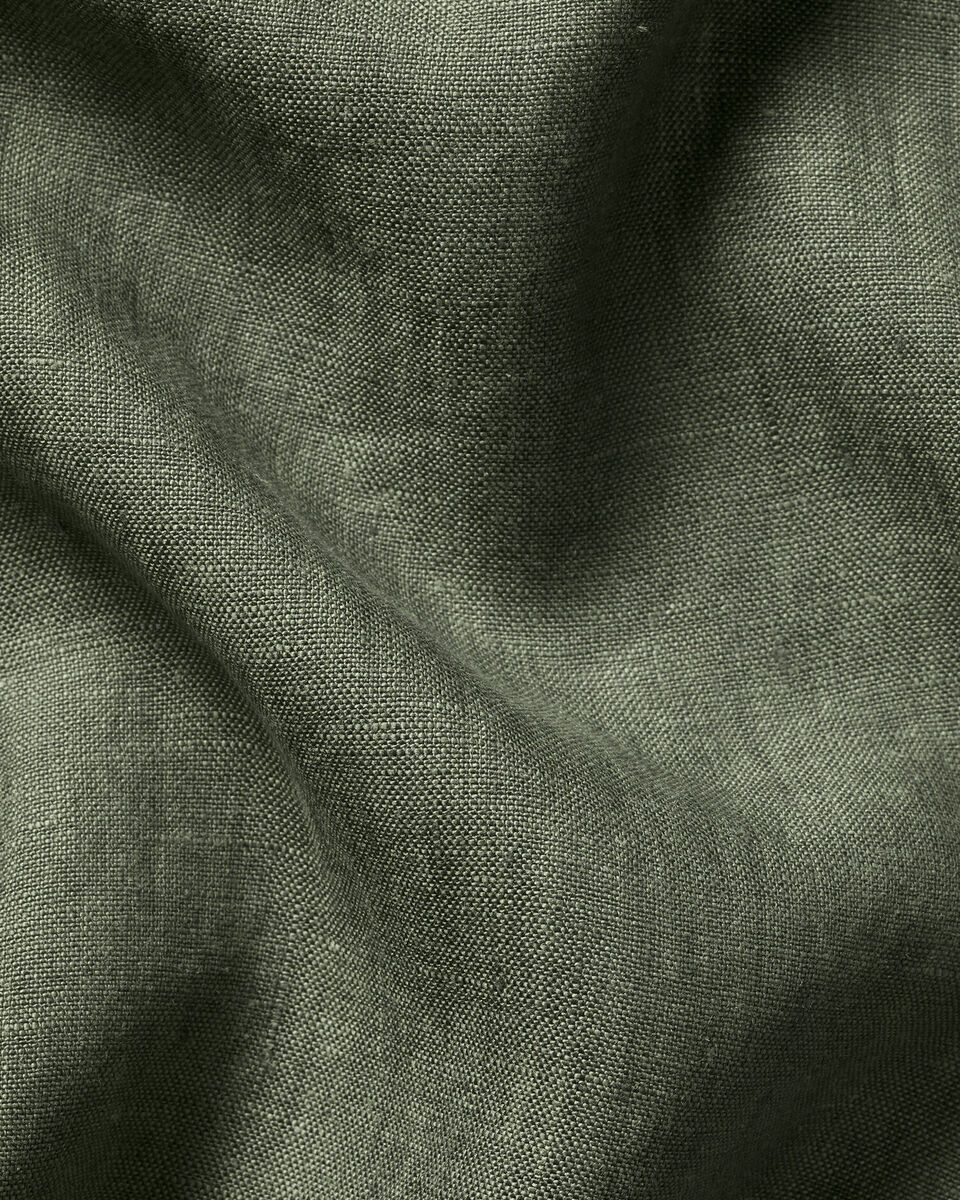 Charles Tyrwhitt Pure Linen Shirt - Olive Green