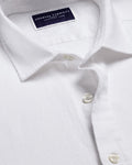Charles Tyrwhitt Pure Linen Shirt - White