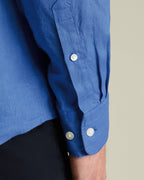 Charles Tyrwhitt Pure Linen Shirt - Corn Blue