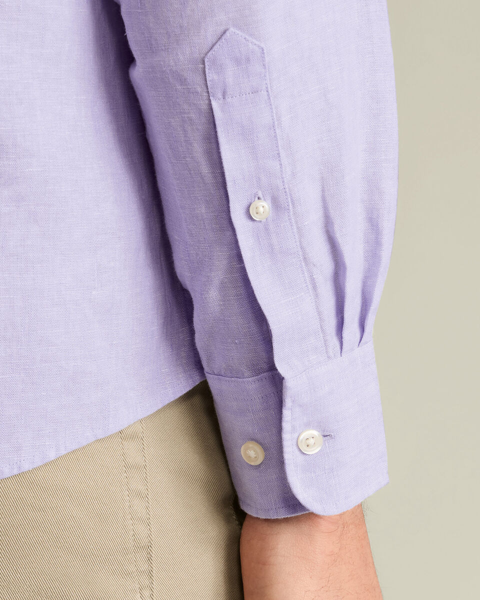 Charles Tyrwhitt Pure Linen Shirt - Lilac