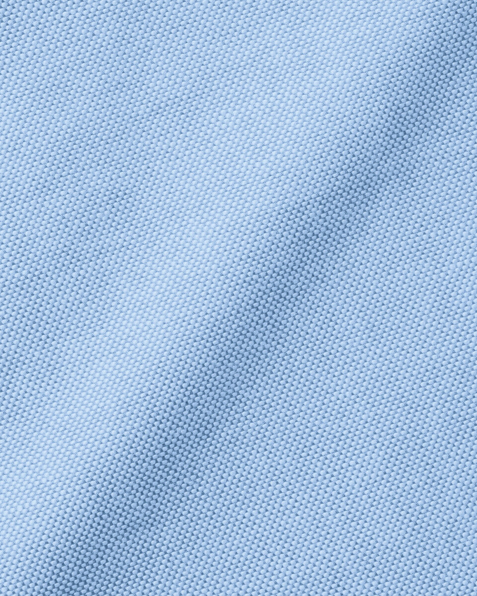 Charles Tyrwhitt Stretch Washed Oxford Shirt - Sky Blue