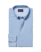Charles Tyrwhitt Stretch Washed Oxford Shirt - Sky Blue