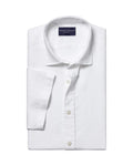 Charles Tyrwhitt Short Sleeve Pure Linen Shirt - White