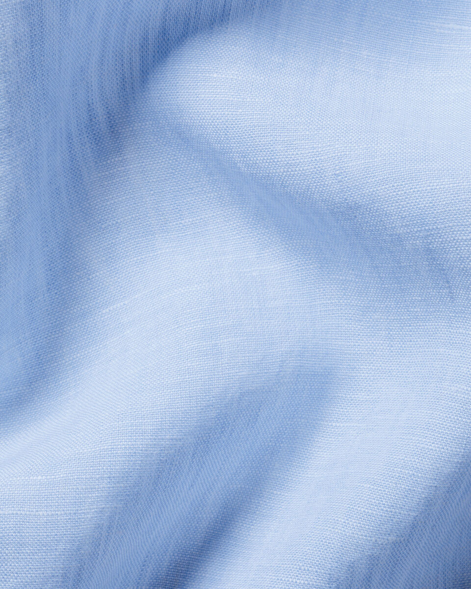 Charles Tyrwhitt Pure Linen Shirt - Sky Blue