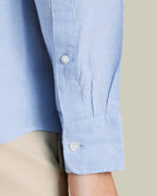 Charles Tyrwhitt Pure Linen Shirt - Sky Blue