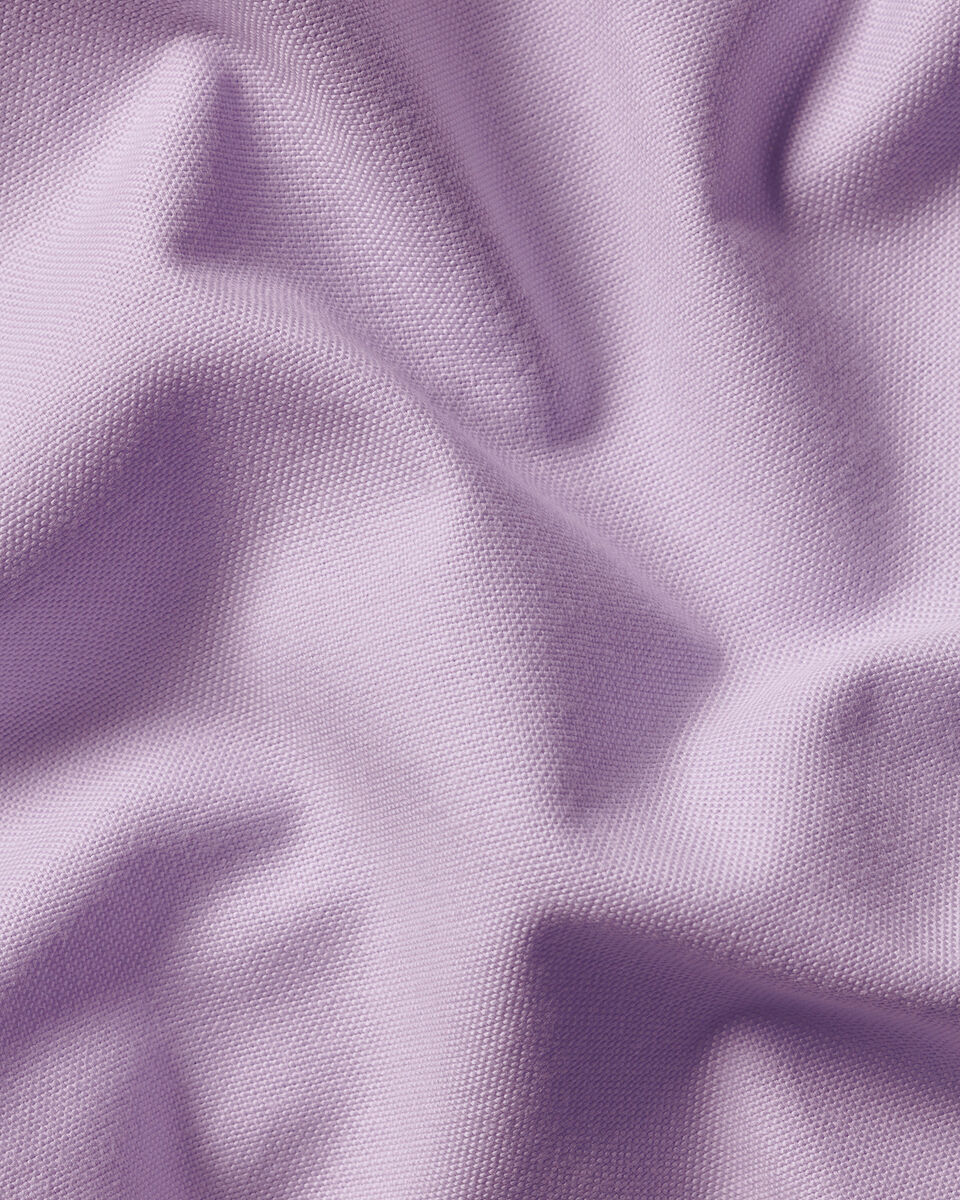 Charles Tyrwhitt Stretch Washed Oxford Shirt - Lilac