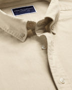 Charles Tyrwhitt Corduroy Stretch Shirt - Cream