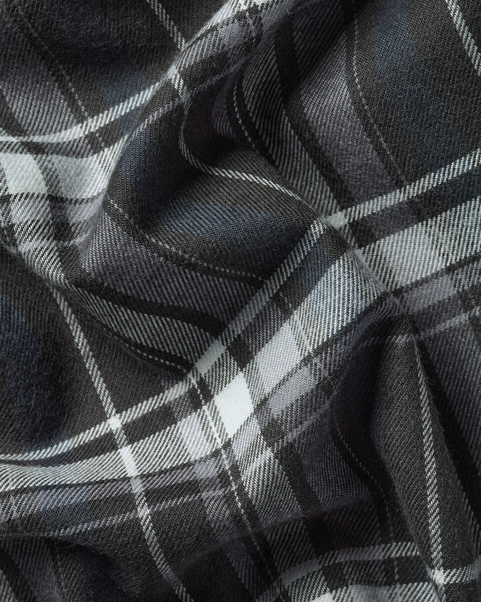 Charles Tyrwhitt Brushed Flannel Shirt - Charcoal Grey