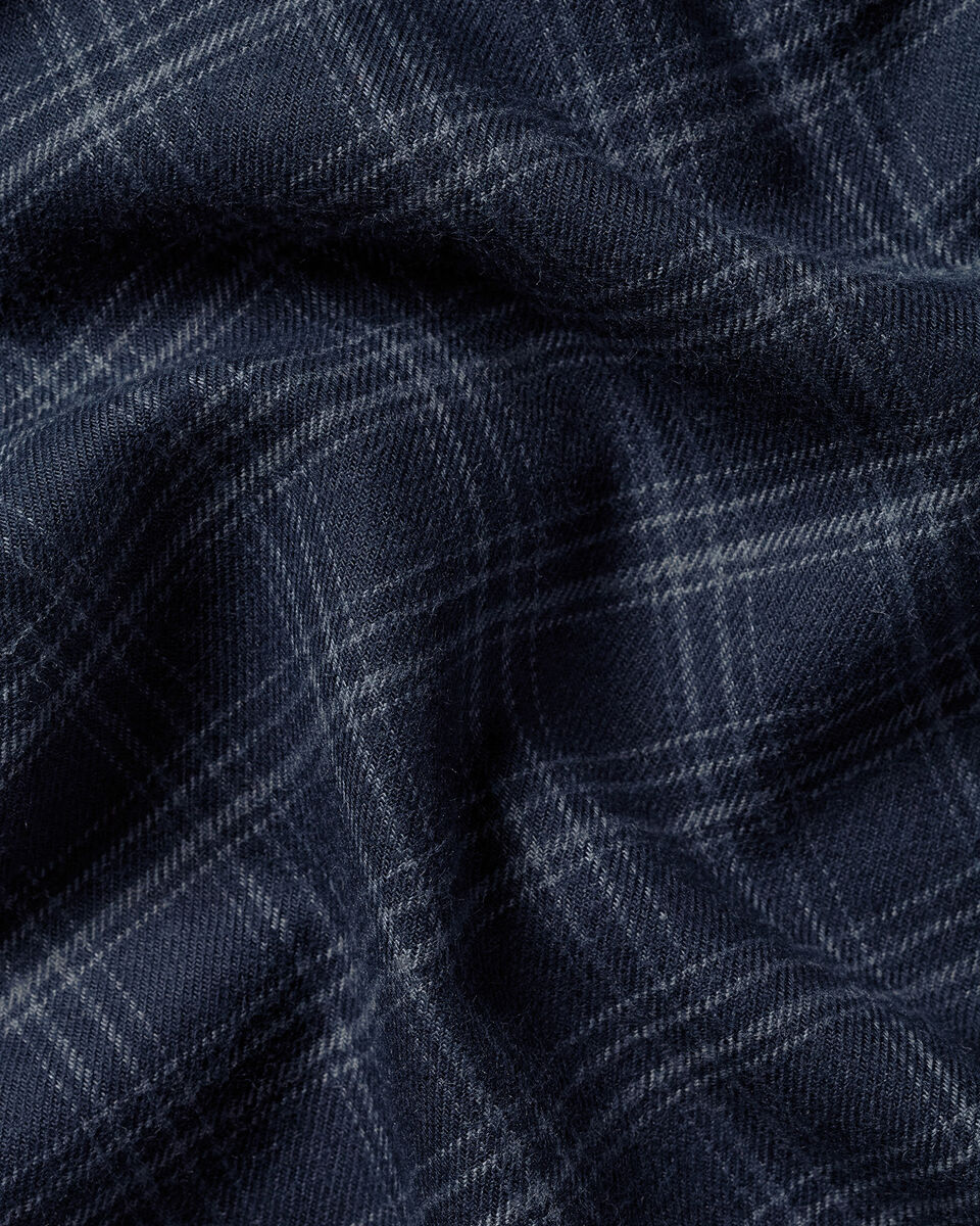 Charles Tyrwhitt Brushed Flannel Shirt - Ink Blue