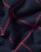 Charles Tyrwhitt Brushed Flannel Windowpane Check Shirt - Red