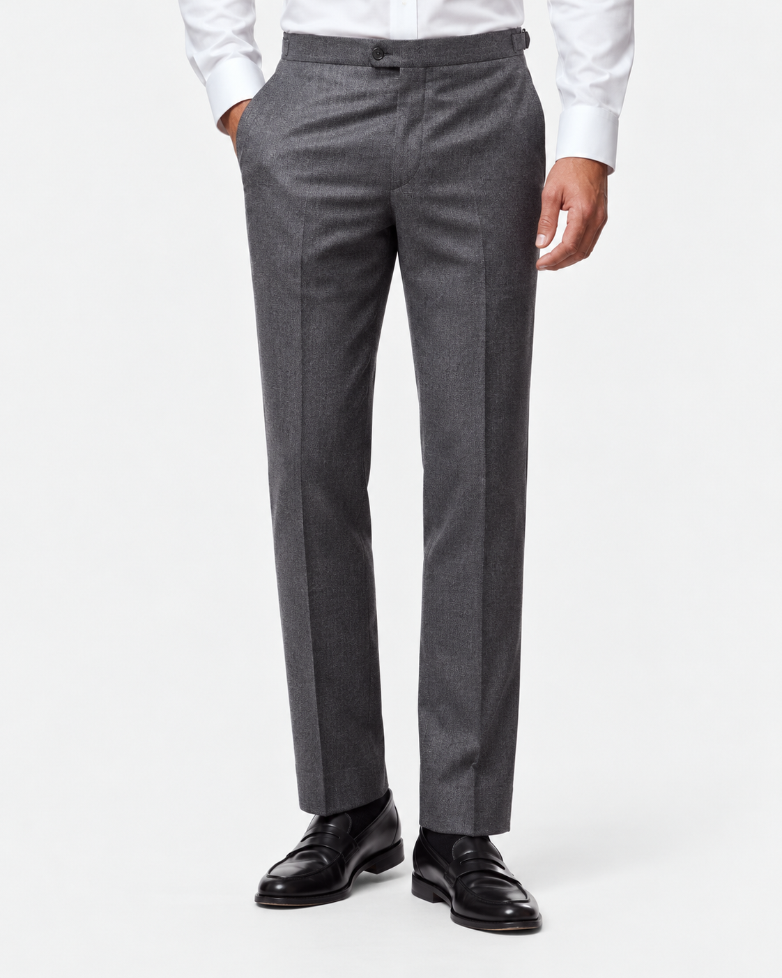 Hawes & Curtis Tailored Fit Grey Crosshatch 1913 Suit