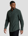 Charles Tyrwhitt Brushed Flannel Shirt - Forest Green