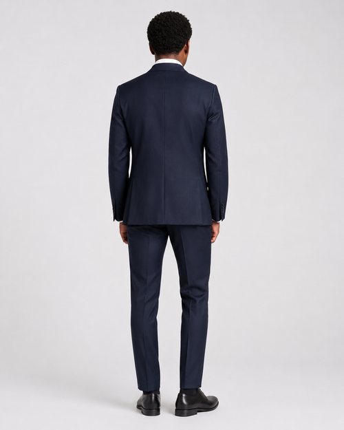 Charles Tyrwhitt Italian Luxury Suit with Side-Adjuster Trouser - Dark Navy