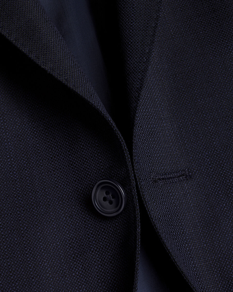 Charles Tyrwhitt Italian Luxury Suit with Side-Adjuster Trouser - Dark Navy