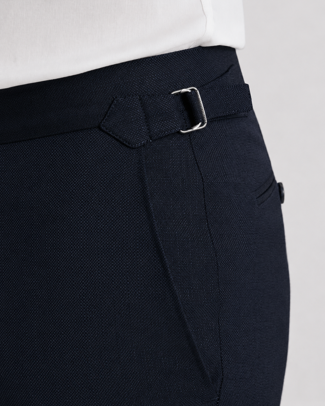 Charles Tyrwhitt Italian Luxury Suit with Side-Adjuster Trouser - Dark Navy