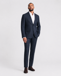 Charles Tyrwhitt Linen Suit - Navy - LuxxeCoast