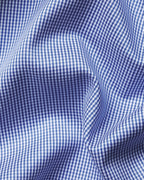 Charles Tyrwhitt Non-Iron Twill Puppytooth Shirt - Royal Blue