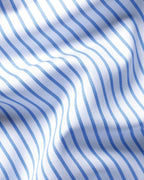 Charles Tyrwhitt Non-Iron Twill Stripe Shirt - Cornflower Blue