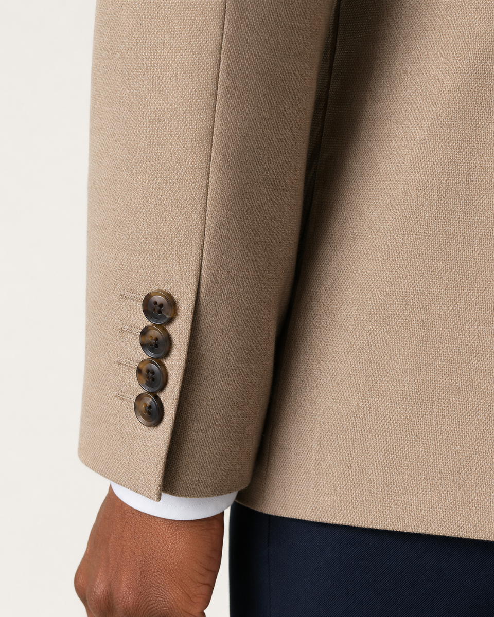 Charles Tyrwhitt Proper Blazer - Taupe - LuxxeCoast