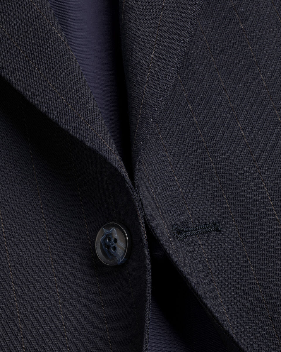 Charles Tyrwhitt Stripe Suit - Dark Navy