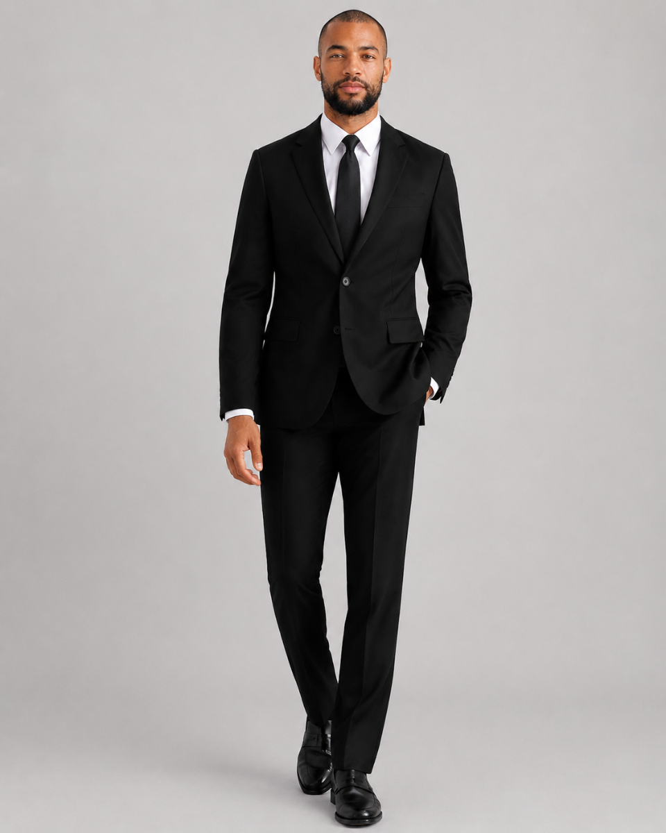 Charles Tyrwhitt Ultimate Performance Suit - Black - LuxxeCoast