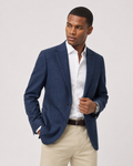 Charles Tyrwhitt Wool Silk Jacket - Indigo Blue