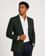 Charles Tyrwhitt Wool Textured Jacket - Forest Green