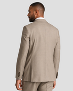 Charles Tyrwhitt Natural Stretch Twill Suit - Taupe