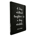 Charlie Chaplin Journals for Success Notebook - "A day without laughter is a day wasted"