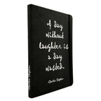 Charlie Chaplin Journals for Success Notebook - "A day without laughter is a day wasted"
