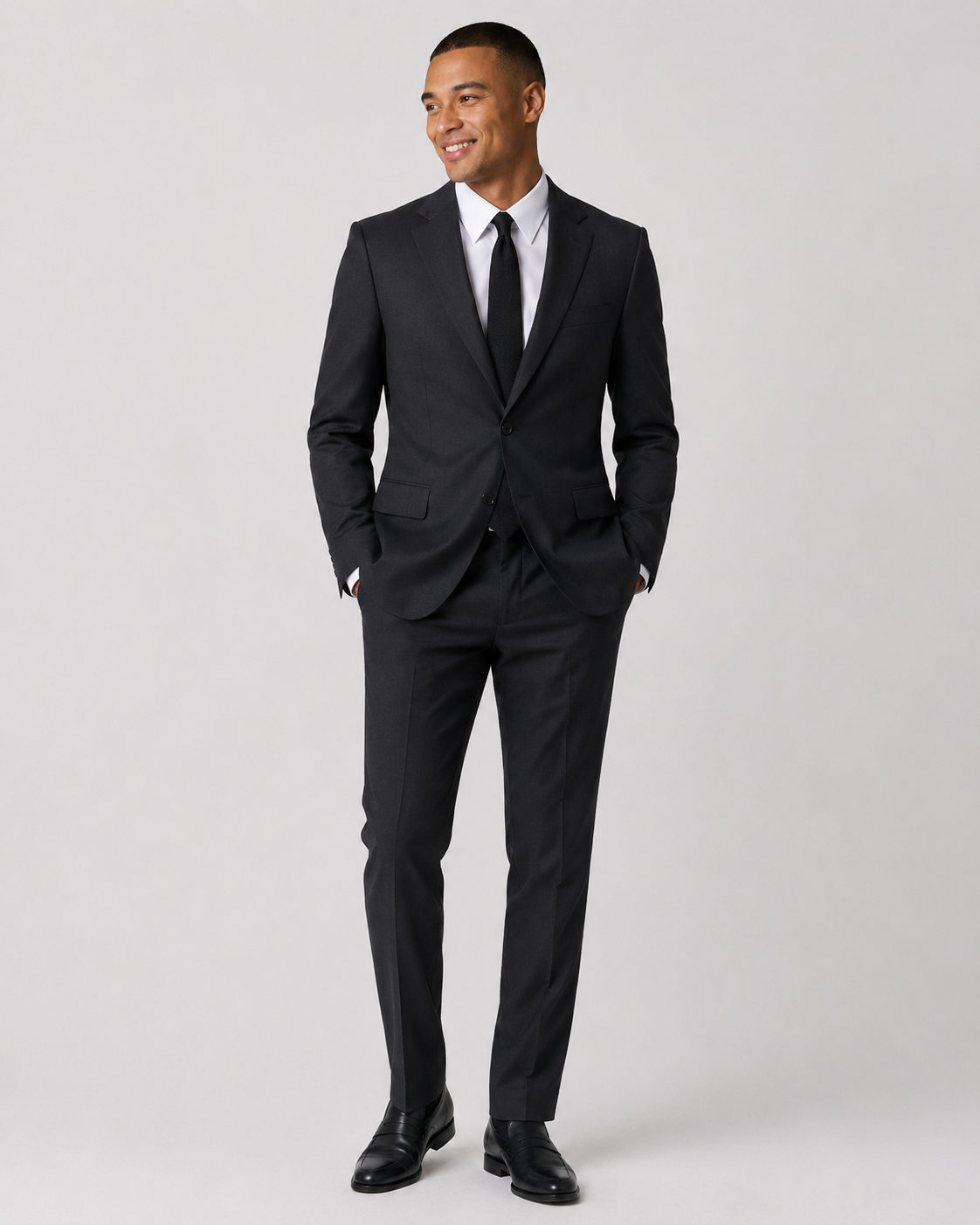 Charles Tyrwhitt Ultimate Performance Suit - Charcoal Grey
