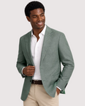 Charles Tyrwhitt Linen Cotton Jacket - Green
