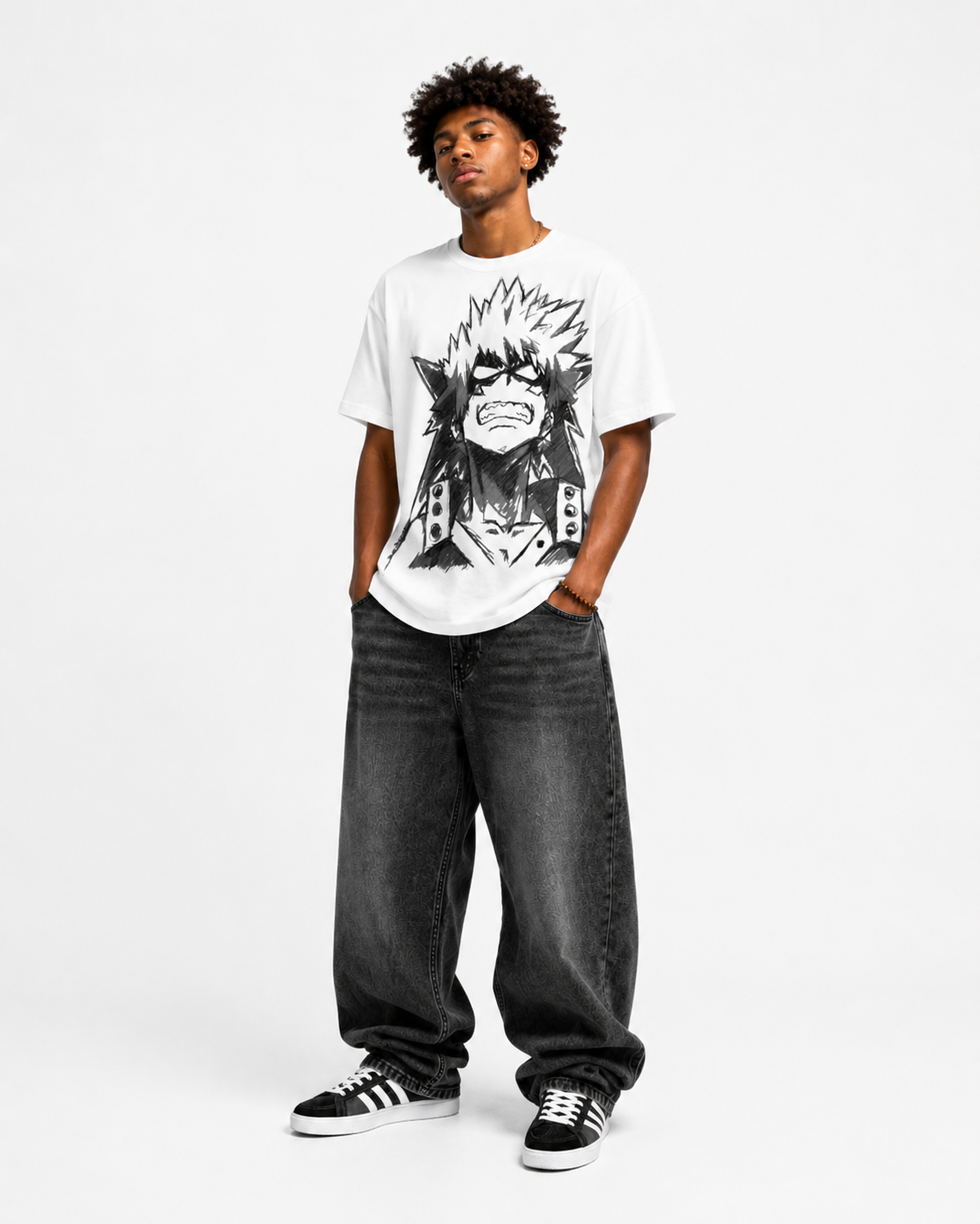 Teens Loft X Sugarcroft 
My Hero Academia Bakugo Print T-Shirt