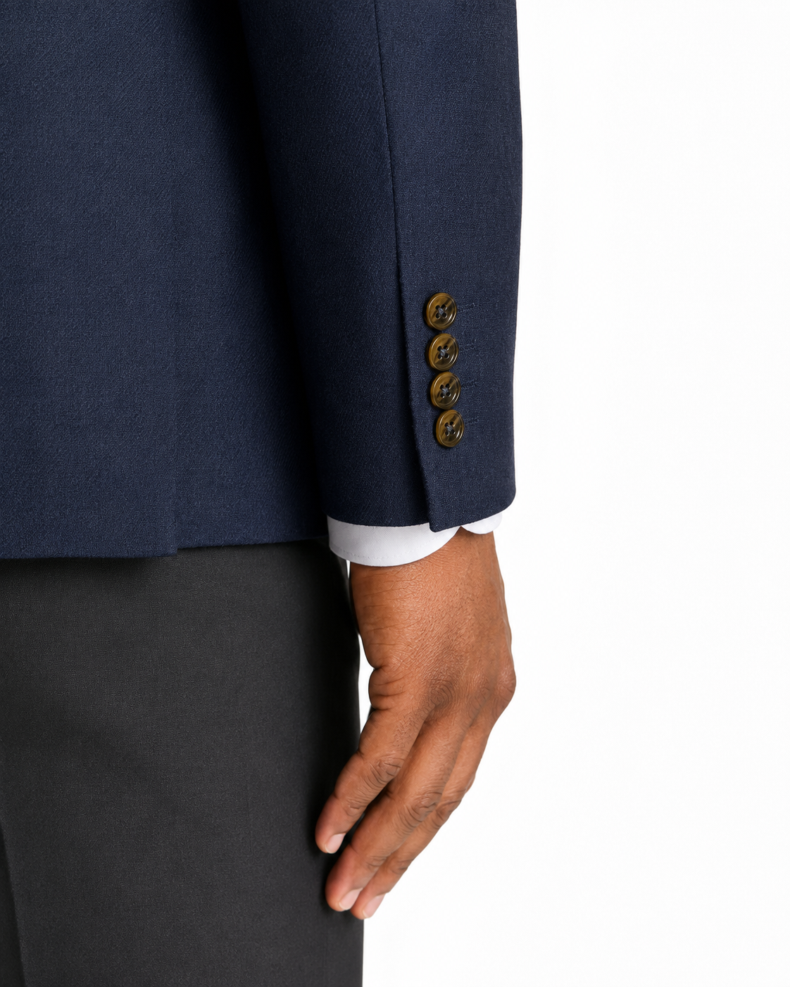 Charles Tyrwhitt Wool Texture Jacket - Ink Blue