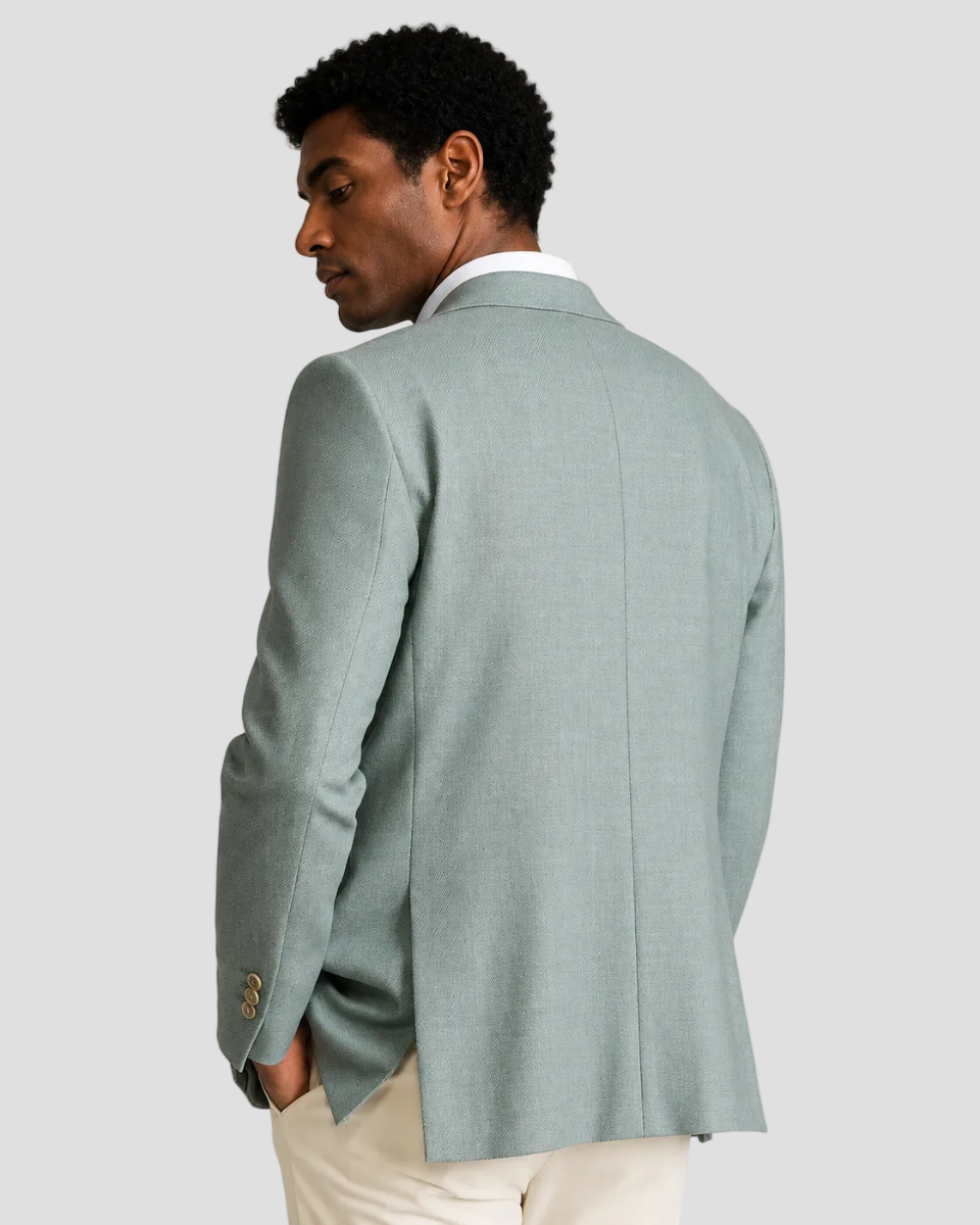 Charles Tyrwhitt Wool Silk Jacket – Pale Green