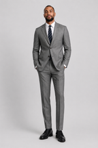 Charles Tyrwhitt Ultimate Performance Sharkskin Suit - Grey