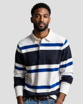 GANT Block Striped Rugger – Evening Blue