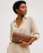 Polo Ralph Lauren Bellport Leather Long-Flap Clutch – Cuoio