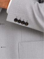 Charles Tyrwhitt Linen Cotton Jacket - Silver Grey