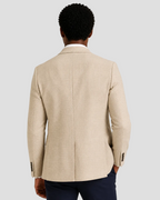 Charles Tyrwhitt Wool Silk Check Jacket - Stone