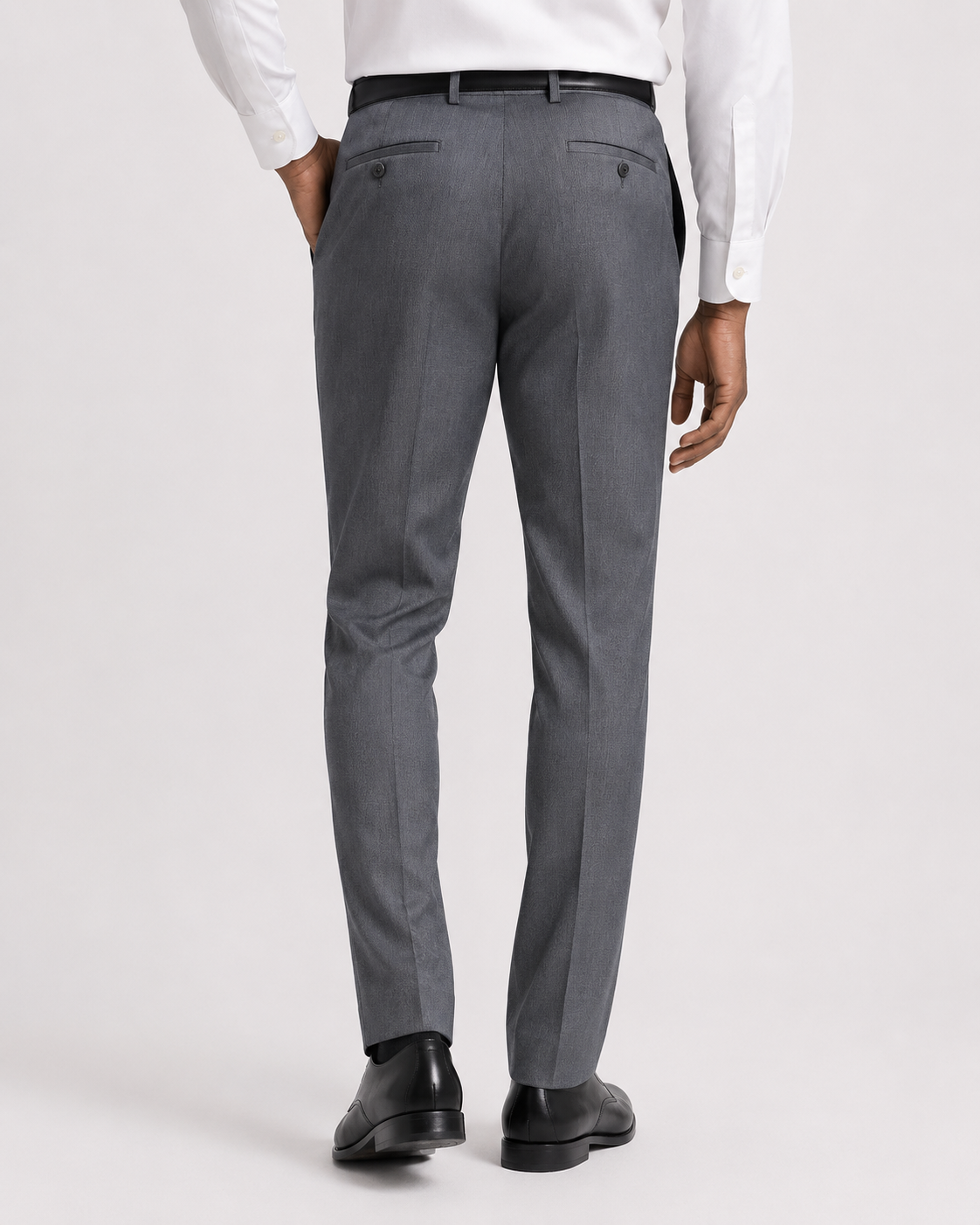 Charles Tyrwhitt Smart Texture Trousers - Steel Blue