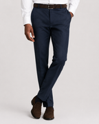 Charles Tyrwhitt Smart Texture Trousers - Denim Blue
