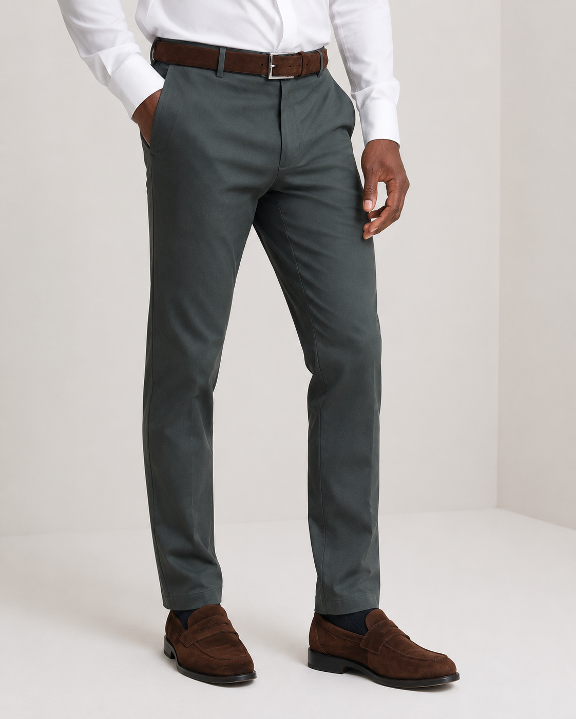 Charles Tyrwhitt Ultimate Non-Iron Chinos - Green