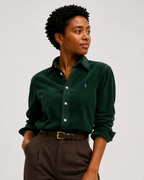 Polo Ralph Lauren Classic Fit Cotton Corduroy Shirt - Dark Green