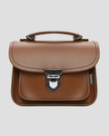 Zatchels Luna Leather Bag - Chestnut