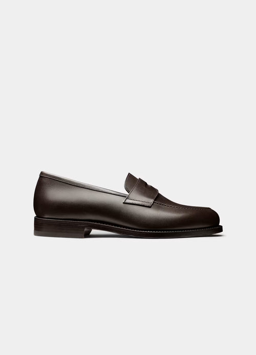 SUITSUPPLY Dark Brown Loafer – Italian Calf Leather - LuxxeCoast